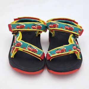 Teva Kids Hurricane XLT 2 Sports Sandals Fire Truck Teal Unisex Toddler's Size 5